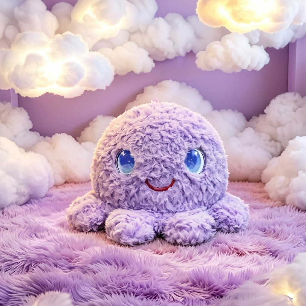 MOBUDDY Ollie Iridescent Unicorn  AI Companion Plush Toy