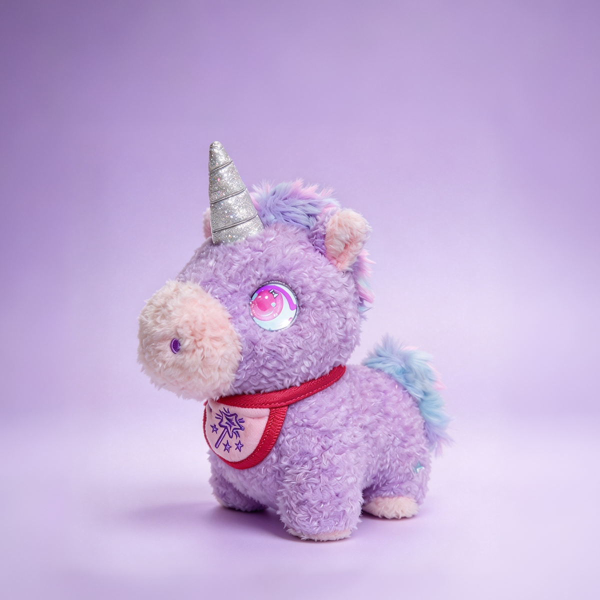MOBUDDY Yuni Iridescent Unicorn  AI Companion Plush Toy