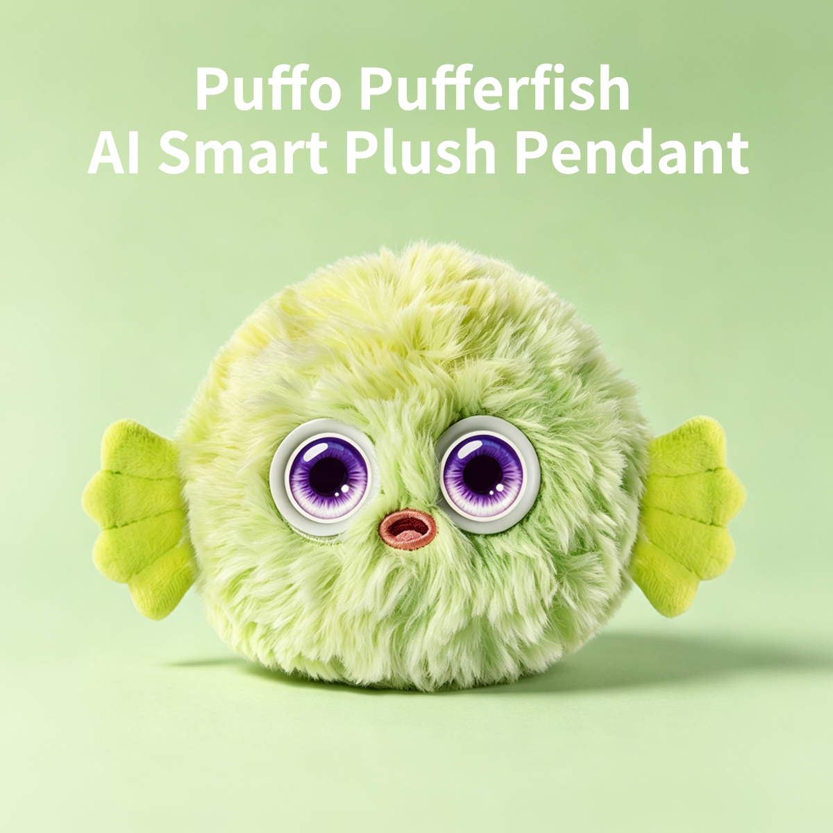 MOBUDDY AI Puffo Pufferfish Plush Toy