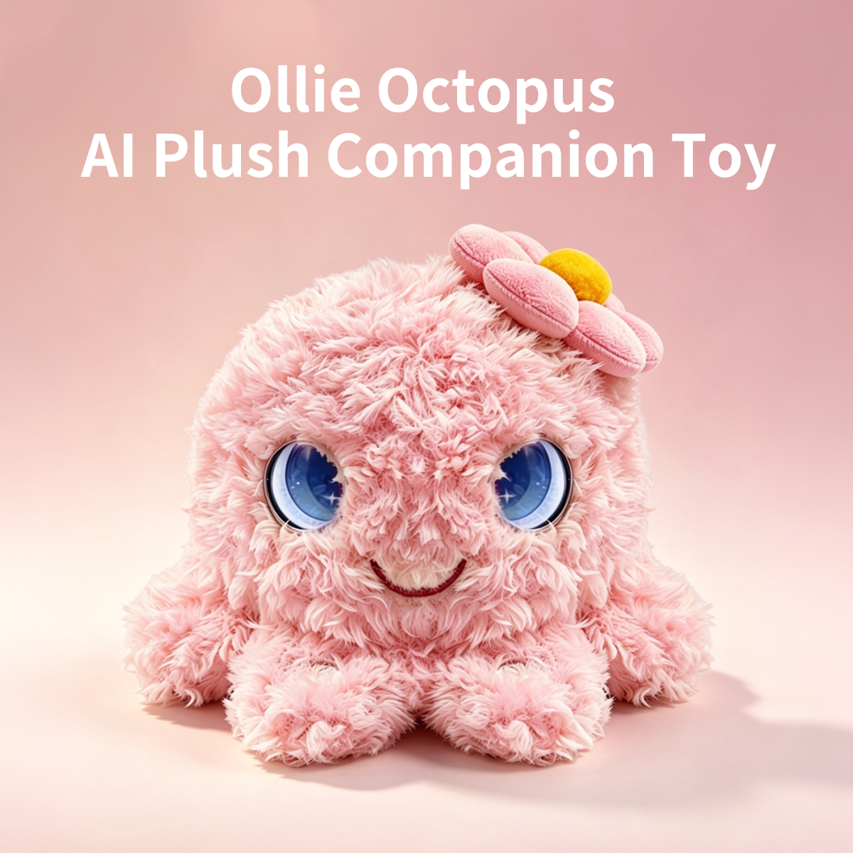 MOBUDDY Ollie Iridescent Unicorn  AI Companion Plush Toy
