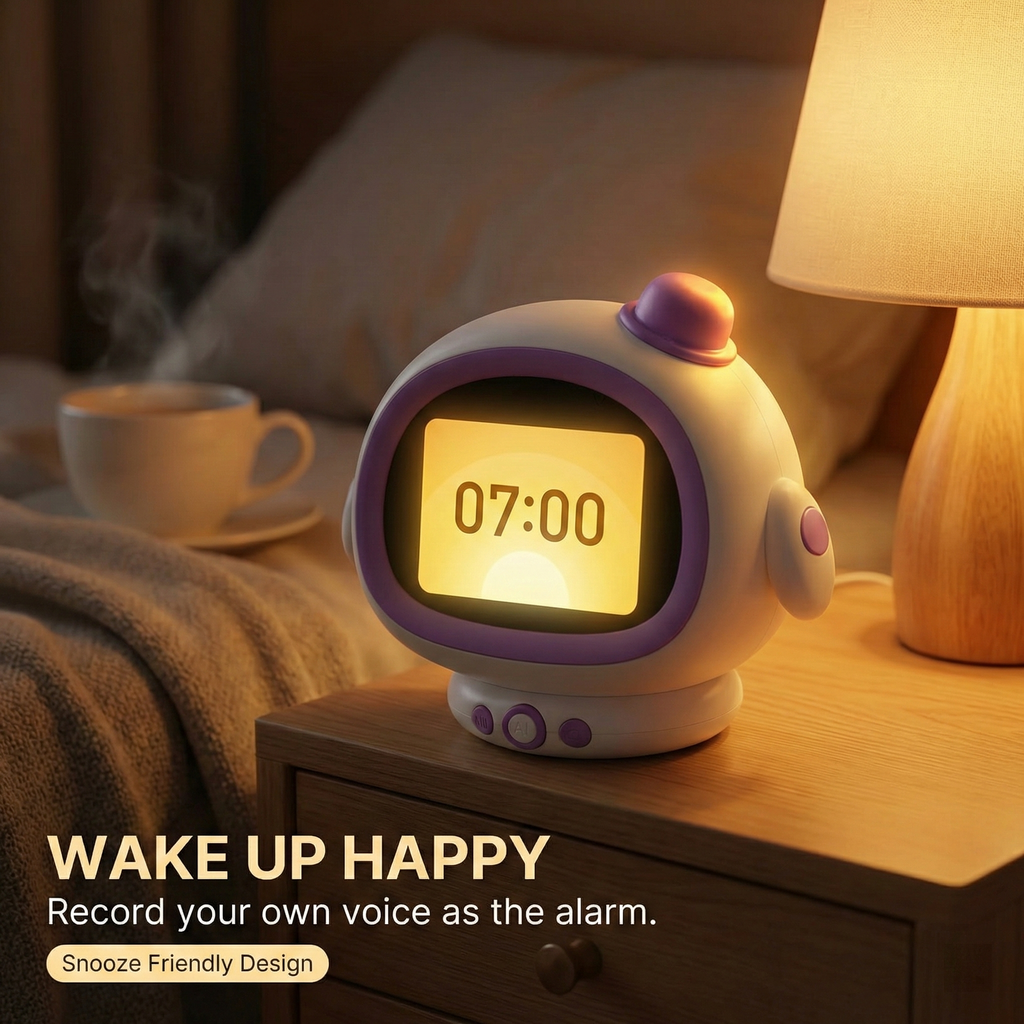 AI smart Alarm Clock with Intelligent Power