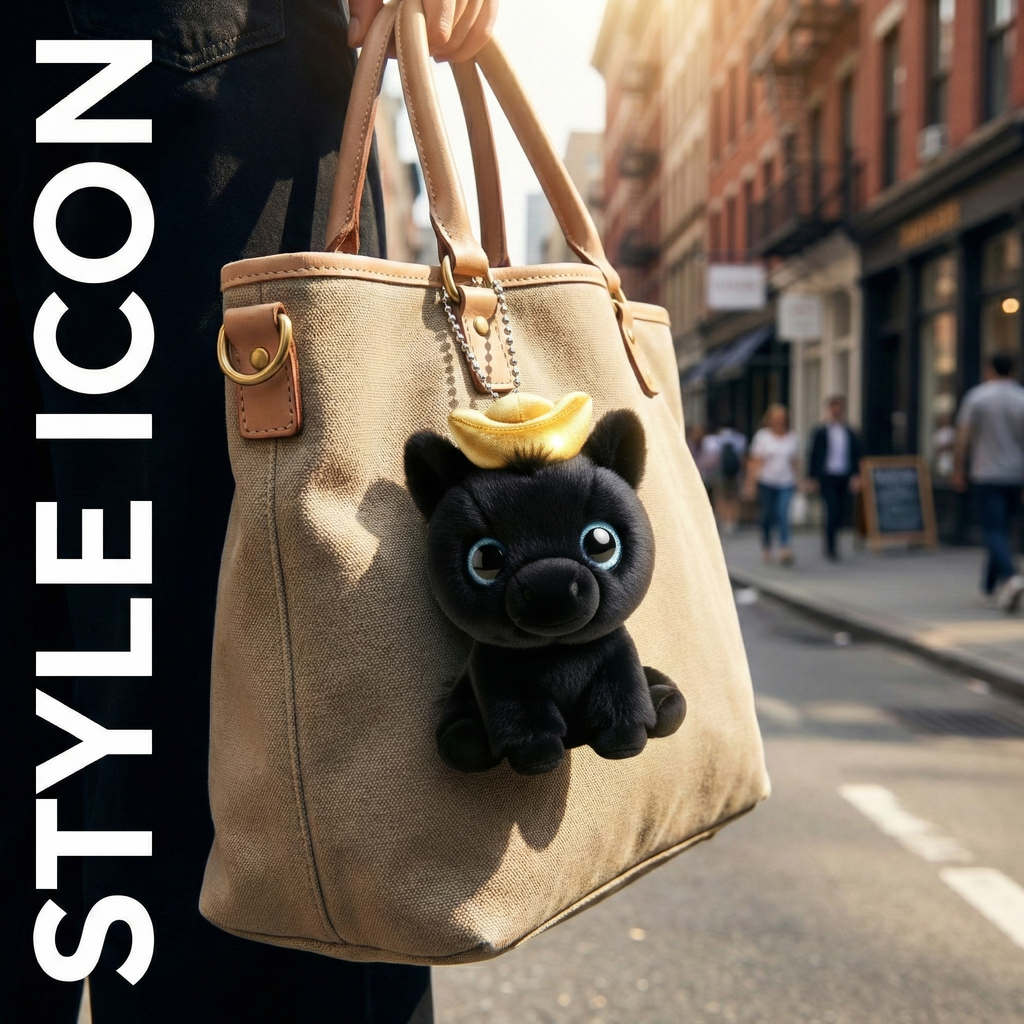 mobuddy Intelligent AI Plushie Toy The Black Horse