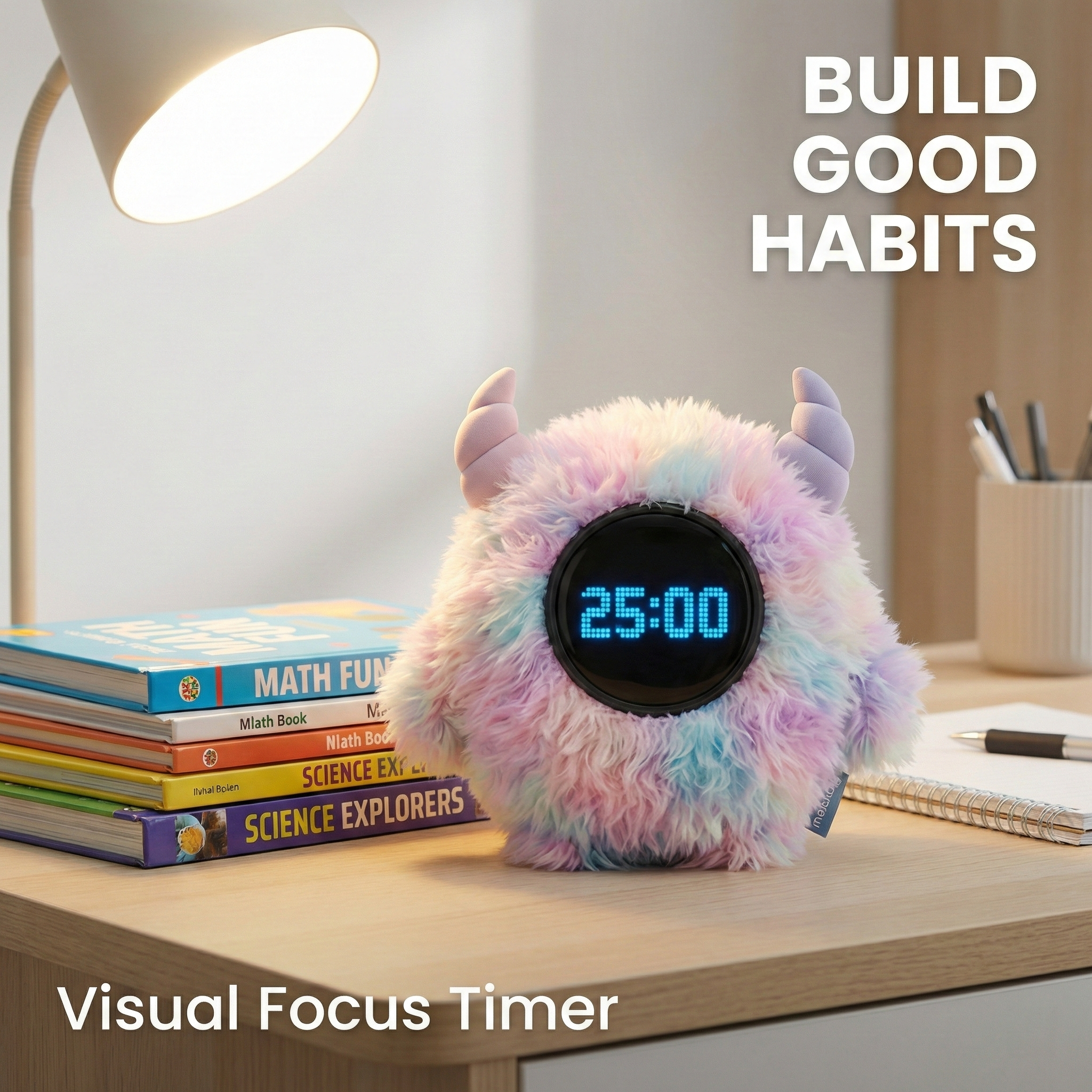 mobuddy Intelligent AI Alarm Clock with plush