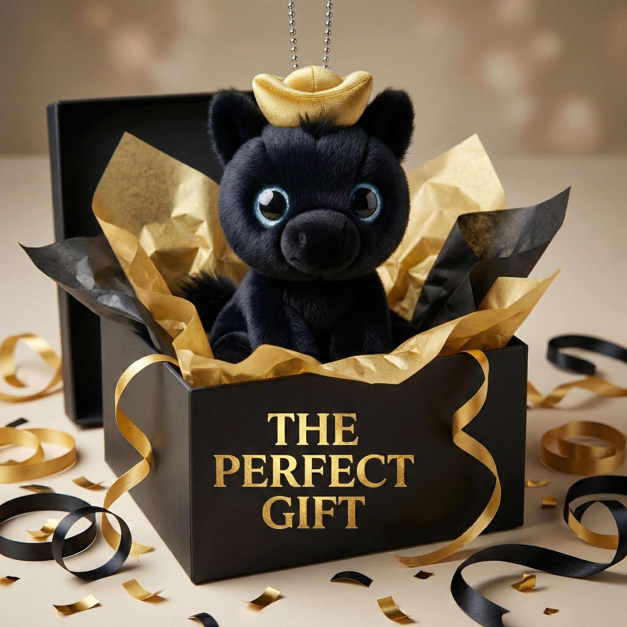 mobuddy Intelligent AI Plushie Toy The Black Horse