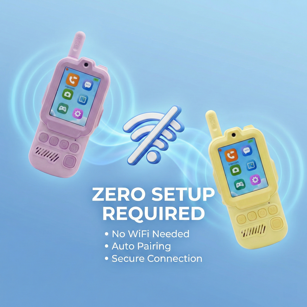 AI Powered Video Walkie Talkie for Kids