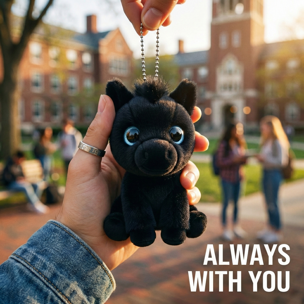 mobuddy Intelligent AI Plushie Toy The Black Horse