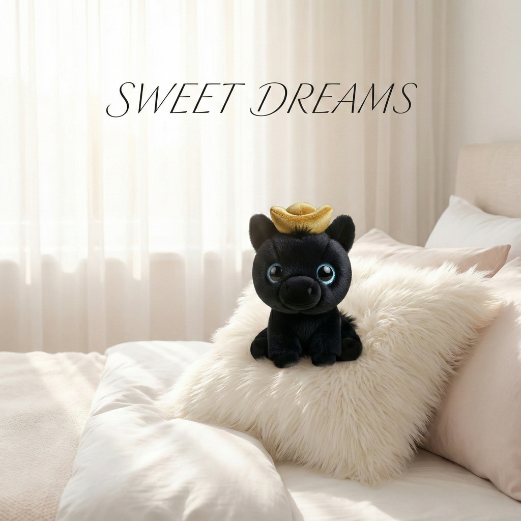 mobuddy Intelligent AI Plushie Toy The Black Horse