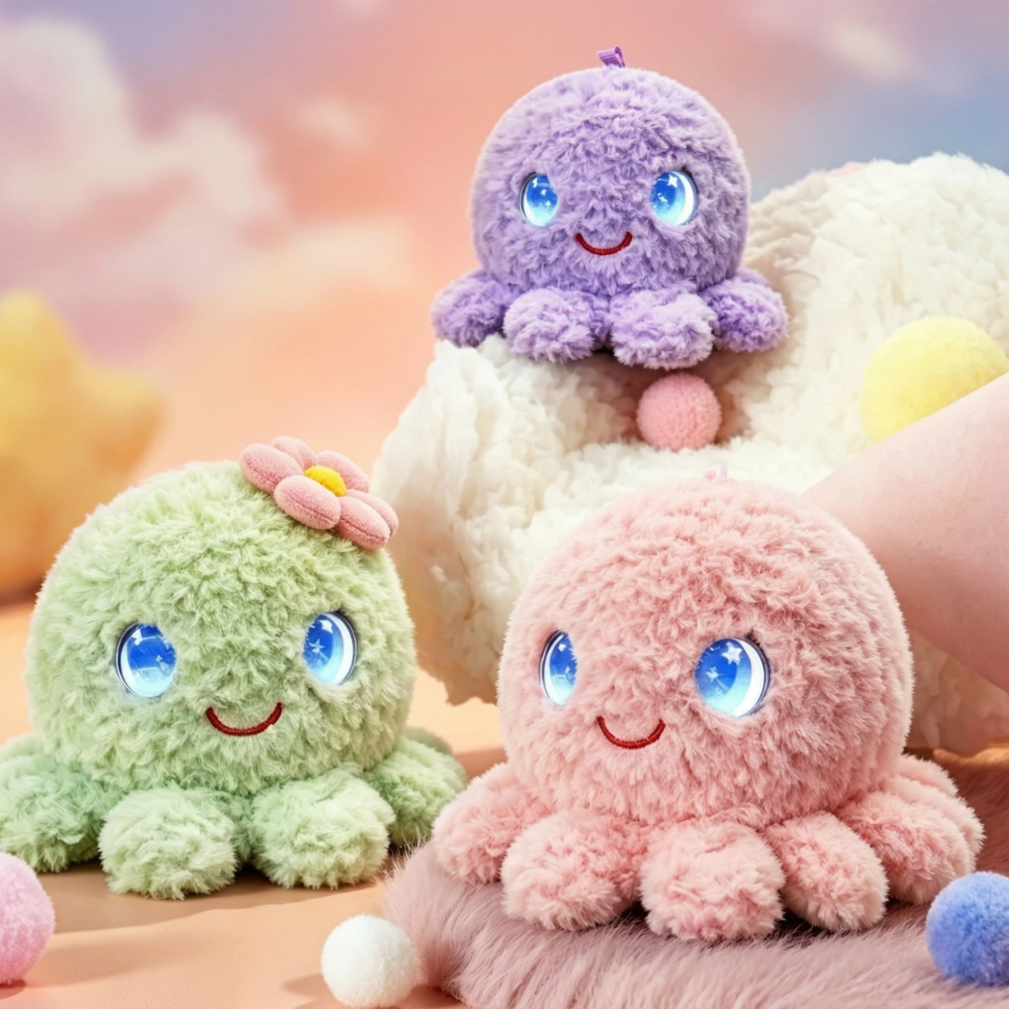 MOBUDDY Ollie Iridescent Unicorn  AI Companion Plush Toy